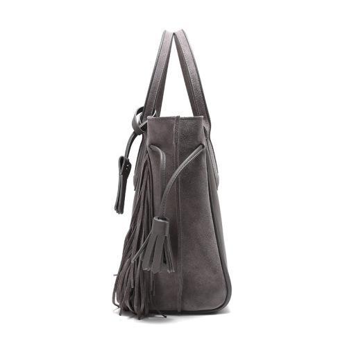 Longchamp/珑骧 女士Pénélope系列牛皮中号流苏手提包 1295 HLU 商品图1