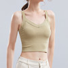 【带胸垫】 二件减10元辣妹纯色吊带背心一体式胸垫外穿上衣无钢圈细带打底抹胸 JX 000 99106 商品缩略图3