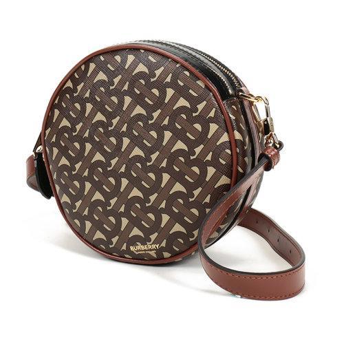 BURBERRY/博柏利 女款环保帆布圆形Louise路易丝包单肩斜挎包腰包 80265891 商品图1