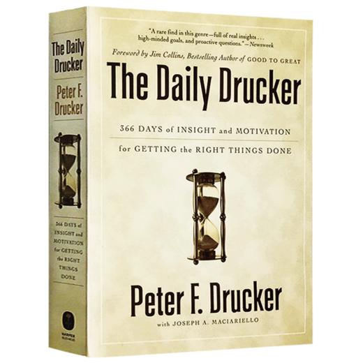 Collins 德鲁克日志 英文原版 The Daily Drucker 全英文版管理学进口书 行动手册366天的洞察力和灵感 现货正版英语书籍 商品图1