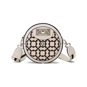 【国内现货】Salvatore Ferragamo/菲拉格慕 2021款 女士皮革圆形单肩斜挎包 210424