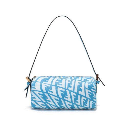 【国内现货】FENDI/芬迪 2021款 女士迷你款釉光帆布手提单肩包腋下包 8BS050 AFL1 商品图0