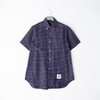 Fumito Ganryu  Pleated ButtonDown Shirt 背后褶皱短袖格子衬衫 商品缩略图4