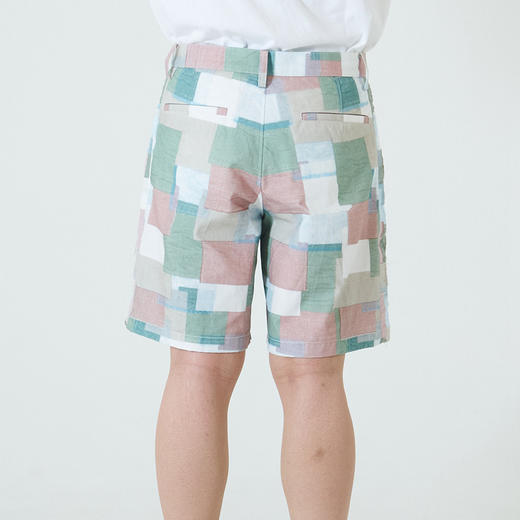 KUON Patchwork Shorts 古布印花拼接短裤 休闲裤 日本制 商品图4