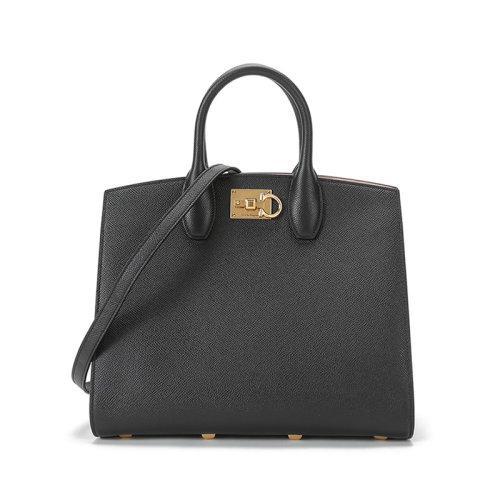 【国内现货】Salvatore Ferragamo/菲拉格慕 2021款 女士牛皮手提单肩斜挎包 210398 商品图0