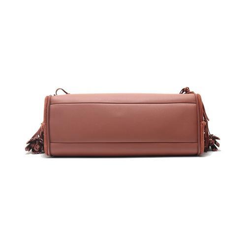 Longchamp/珑骧 女士Pénélope系列牛皮中号流苏手提包 1295 HLU 商品图8