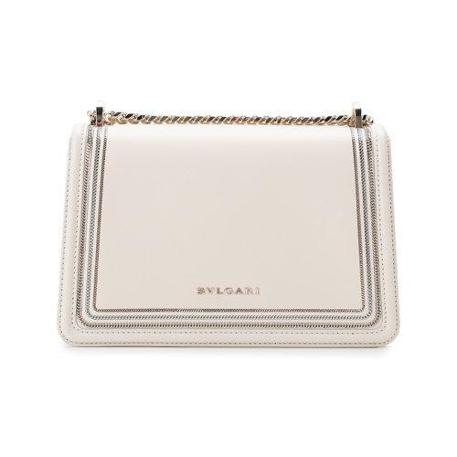 【国内现货】BVLGARI/宝格丽 2021款 女士小号SERPENTI DIAMOND BLAST系列牛皮蛇头扣手提单肩斜挎包 288065 商品图2