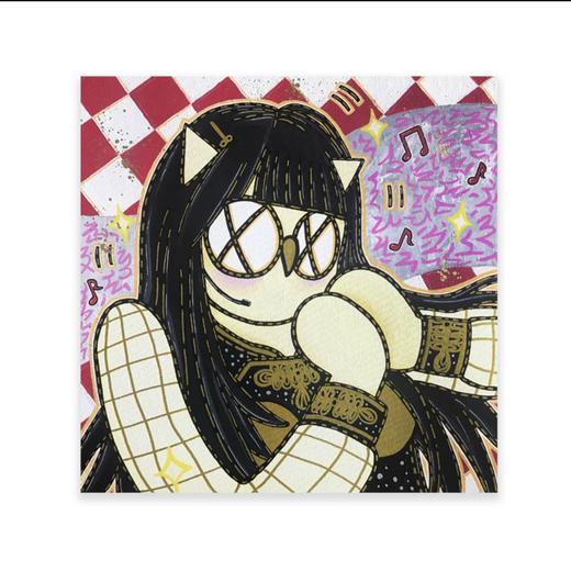 歪歪《pink love - 邹若男》画芯 随机版号 商品图1