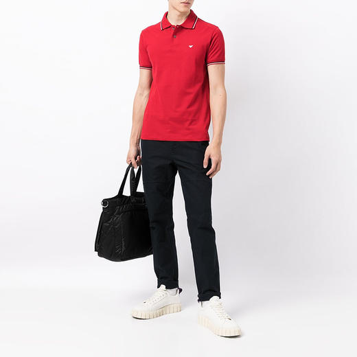 EMPORIO ARMANI 阿玛尼 男士短袖T恤 红色 8N1FB4 1JPTZ 0357 商品图3
