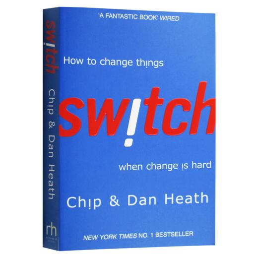 瞬变行为设计学 英文原版 Switch How to change things when change is hard 经管励志书籍 进口原版英语书 全英文版 商品图1