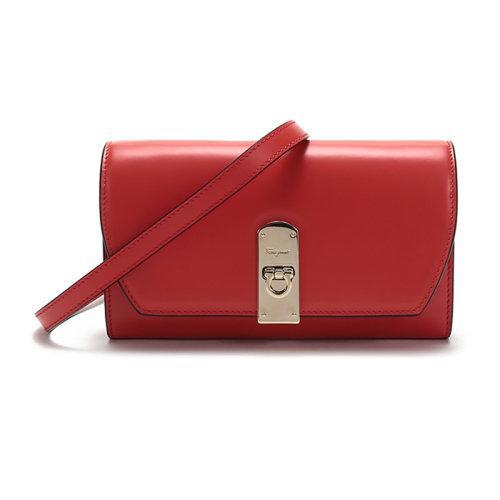 【国内现货】SalvatoreFerragamo/菲拉格慕 女士牛皮革迷你BOXYZ单肩斜挎包腰包手拿包22D776 商品图0