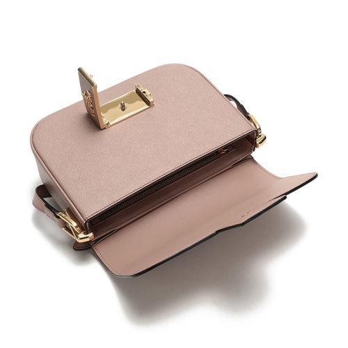 【现货秒发】PRADA/普拉达 女士Emblème系列Saffiano皮革单肩斜挎包 1BD217 NZV 商品图4