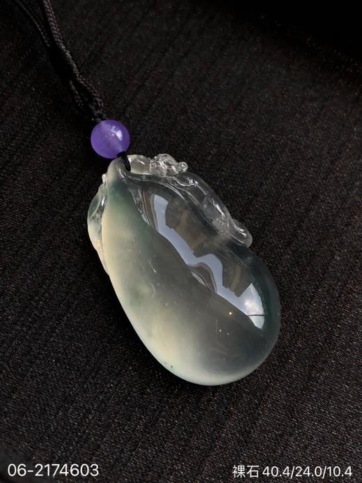 玻璃飘翠福瓜裸石【06-2174603】具体价格微信咨询 商品图0