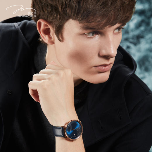 【4色可选】唯路时男机械表全自动手表时尚潮流JV男手表商务腕表 商品图4