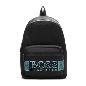 【国内现货】HUGO BOSS/雨果博斯 男士LOGO图案织物双肩包 50434812