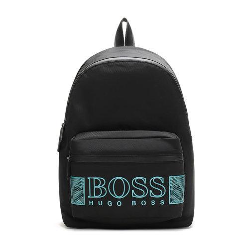 【国内现货】HUGO BOSS/雨果博斯 男士LOGO图案织物双肩包 50434812 商品图0