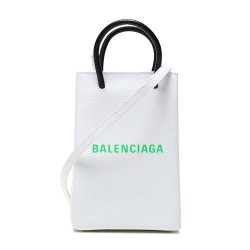 【现货秒发】Balenciaga/巴黎世家 女士皮质手提单肩斜挎包手机包 593826 0AI5N 商品图0