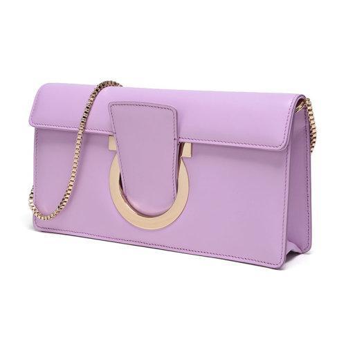 【现货秒发】Salvatore Ferragamo/菲拉格慕 女士THALIA系列牛皮手提单肩包 21F816 商品图6