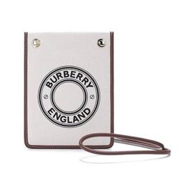 BURBERRY/博柏利【21秋冬新款】女款织物/配皮单肩斜挎包颈部挂包 80388221