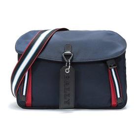 【现货秒发】BALLY/巴利 男士织物单肩斜挎包 CATCH T