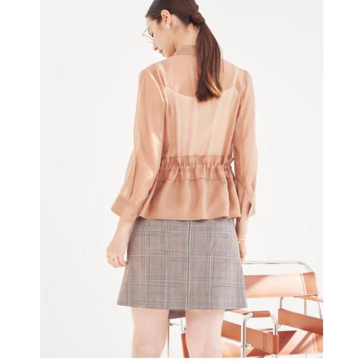 2楼凯莉米洛复古格纹半裙 商品图1