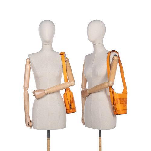 【国内现货】FENDI/芬迪 2021款 女士皮革单肩斜挎包水桶包 8BT348 AC9L 商品图9