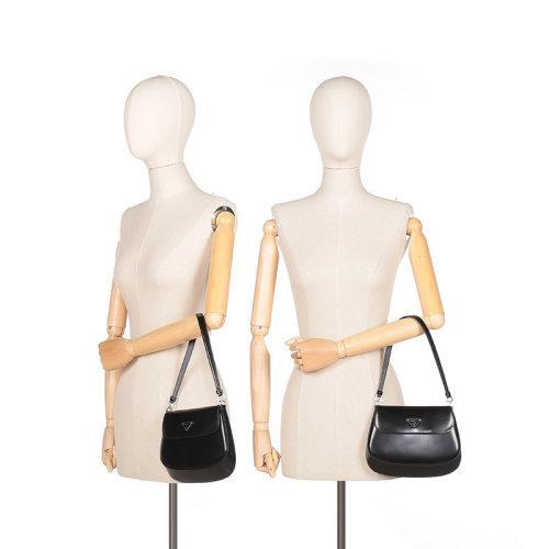 PRADA/普拉达 2021款 女士Cleo系列亮面皮革手提单肩包 1BD311 ZO6 商品图4