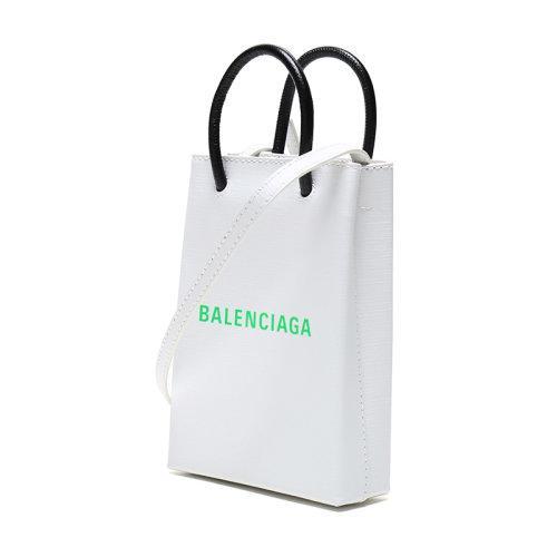 【现货秒发】Balenciaga/巴黎世家 女士皮质手提单肩斜挎包手机包 593826 0AI5N 商品图1