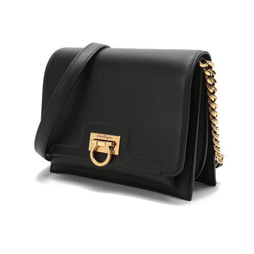 【国内现货】Salvatore Ferragamo/菲拉格慕 2021款 女士TRIFOLIO系列牛皮单肩斜挎包 21I163 商品图1