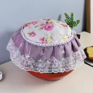 U56278 田园椭圆形电饭锅罩多功能欧式盖巾布艺蕾丝电饭煲家用盖 商品图7