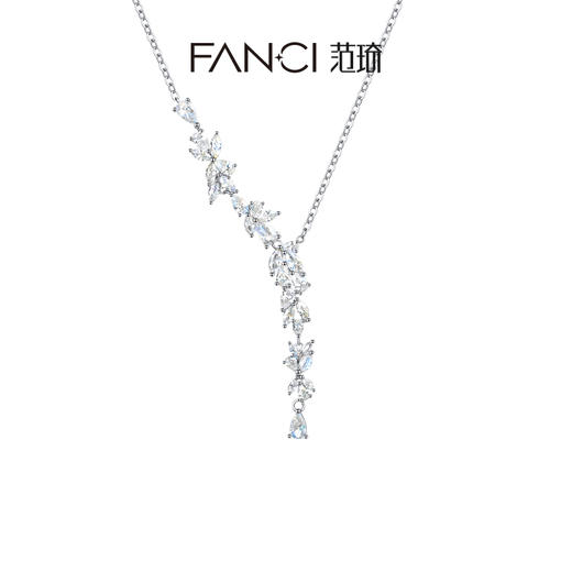 【明星同款】紫藤Y字【项链】Fanci范琦 紫藤花系列 925银饰轻奢生日礼物  商品图0