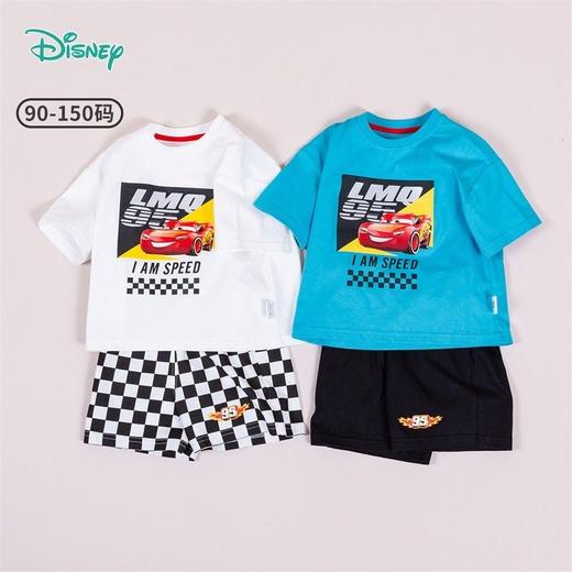 迪士尼童装 男童短袖t恤套装夏装新款儿童运动休闲两件套 商品图0