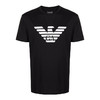 【二】EMPORIO ARMANI 阿玛尼 徽标T恤 男士圆领短袖T恤 黑色 8N1TN5 1JPZZ 0022 商品缩略图0