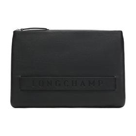 【国内现货】Longchamp/珑骧 男士LONGCHAMP3D系列牛皮革手拿包20007773