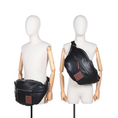 【现货秒发】LOEWE/罗意威  男士织物/配皮XL胸包斜挎包腰包 B687C60X01 商品图9