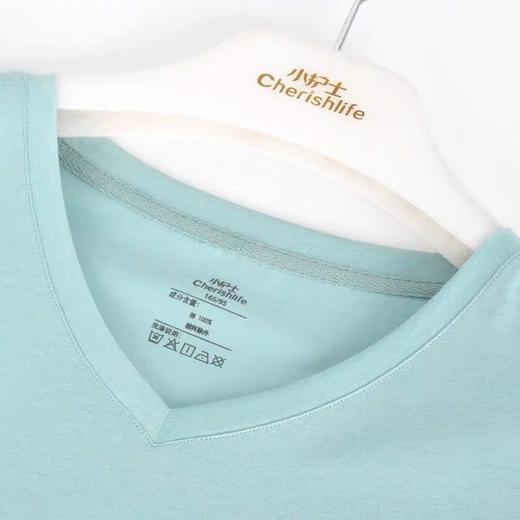 小护士亲肤棉拼色家居短袖裙-女JMQ024 商品图6