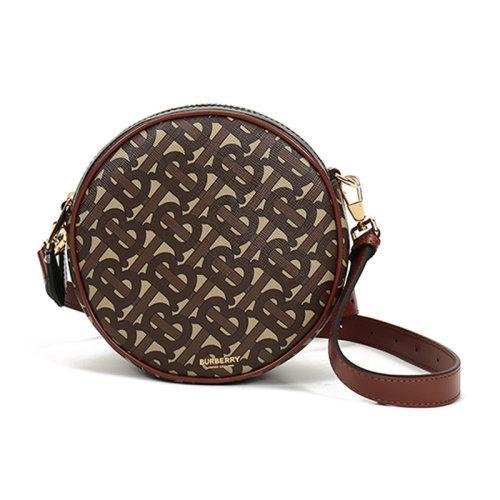 BURBERRY/博柏利 女款环保帆布圆形Louise路易丝包单肩斜挎包腰包 80265891 商品图0