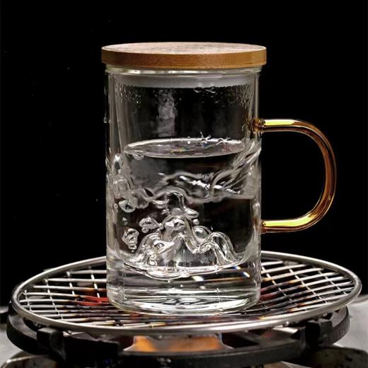 【分离可泡茶】观山玻璃三件杯茶水分离杯 商品图3