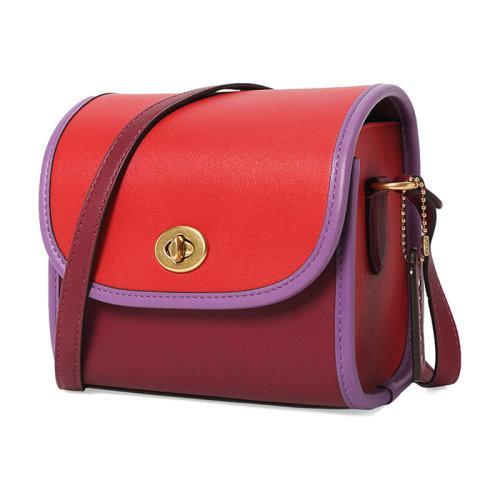 【国内现货】COACH/蔻驰 女士专柜款ORIGINALS系列皮质迷你LUNCHBOX单肩斜挎包 158 商品图1