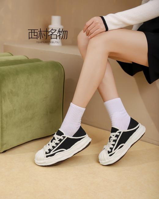 西村名物2022新款贝壳头溶解女春夏休闲ins潮鞋X22AM10651 商品图1