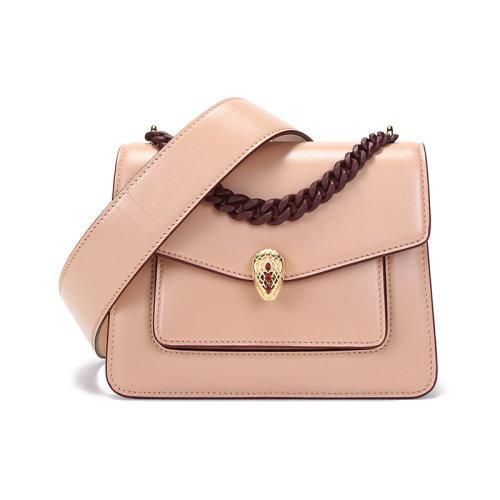 BVLGARI/宝格丽 女士SERPENTI FOREVER系列皮革小号蛇头扣手提单肩斜挎包 290982 商品图0