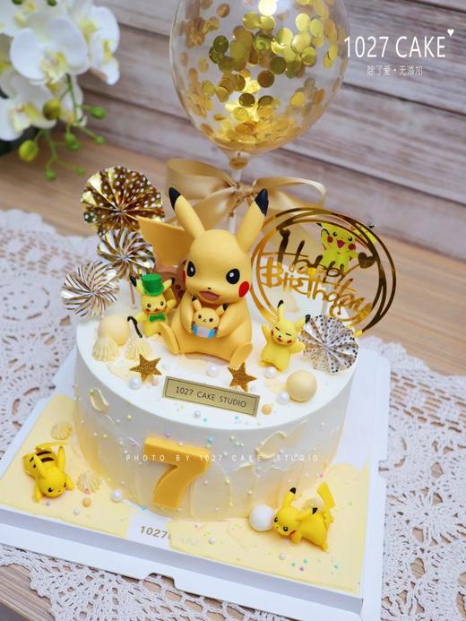 1027CAKE | 宠物小精灵  主题蛋糕 皮卡丘 商品图2