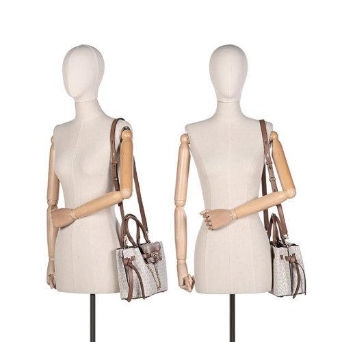 Michael Kors/迈克·科尔斯【22春夏新款】女士HAMILTON LEGACY系列人造革/牛皮革小号手提单肩斜挎包老花图案 30F1G9HS5B 商品图9