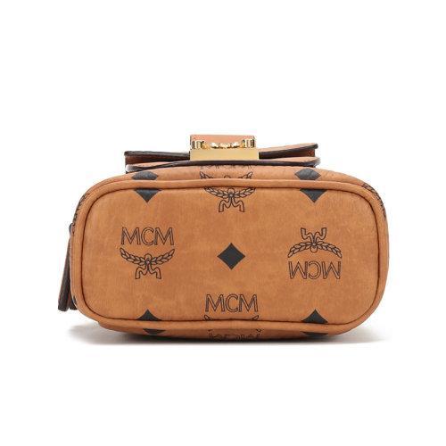 【国内现货】MCM/MCM 2021款 女士Patricia Visetos系列皮革单肩斜挎包迷你款 MWRBSPA01 商品图3