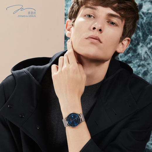 【4色可选】唯路时男机械表全自动手表时尚潮流JV男手表商务腕表 商品图2