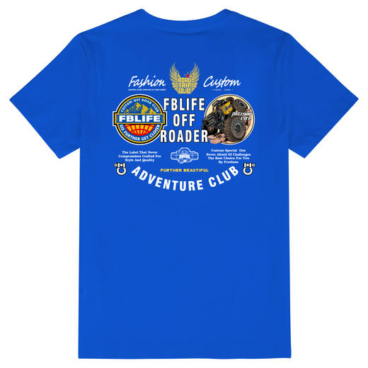 2022自由基地FB原创设计越野车硬派团队定制T恤衫潮流休闲半袖体T NMT-1812 商品图5