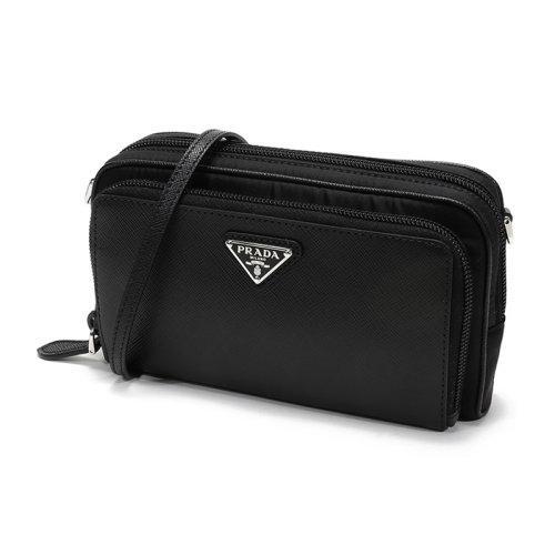 【现货秒发】PRADA/普拉达 女士织物/配皮单肩斜挎包手拿包 1BP035 064 商品图1