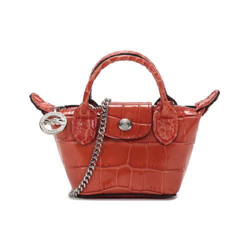 Longchamp/珑骧 2021春夏 女士LE PLIAGE CUIR系列迷你款牛皮手提单肩斜挎包链条包零钱包 10099 HVC 商品图12