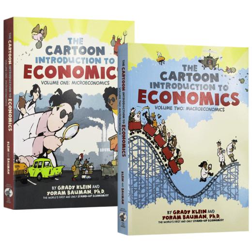 看漫画学经济学2册 英文原版 The Cartoon Introduction to Economics 卡通图解经济学书籍 微观宏观经济学 英文版 进口原版英语书 商品图3