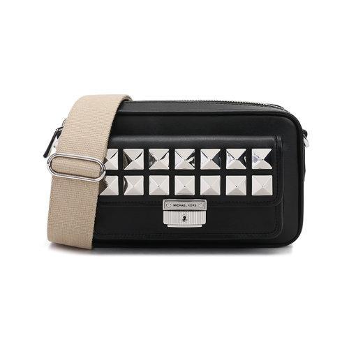 Michael Kors/迈克·科尔斯【22春夏新款】女士BRADSHAW系列皮革铆钉装饰单肩斜挎包相机包 32H1S2BC2T 商品图0